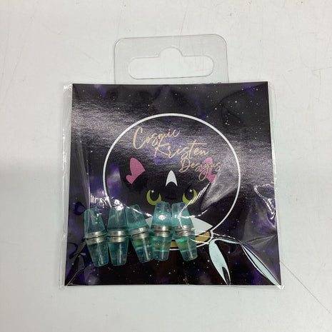 Stick with Me Backs - 10 Pack Teal Glitter