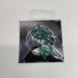 Stick with Me Backs - 25 Pack Teal Glitter - view 1