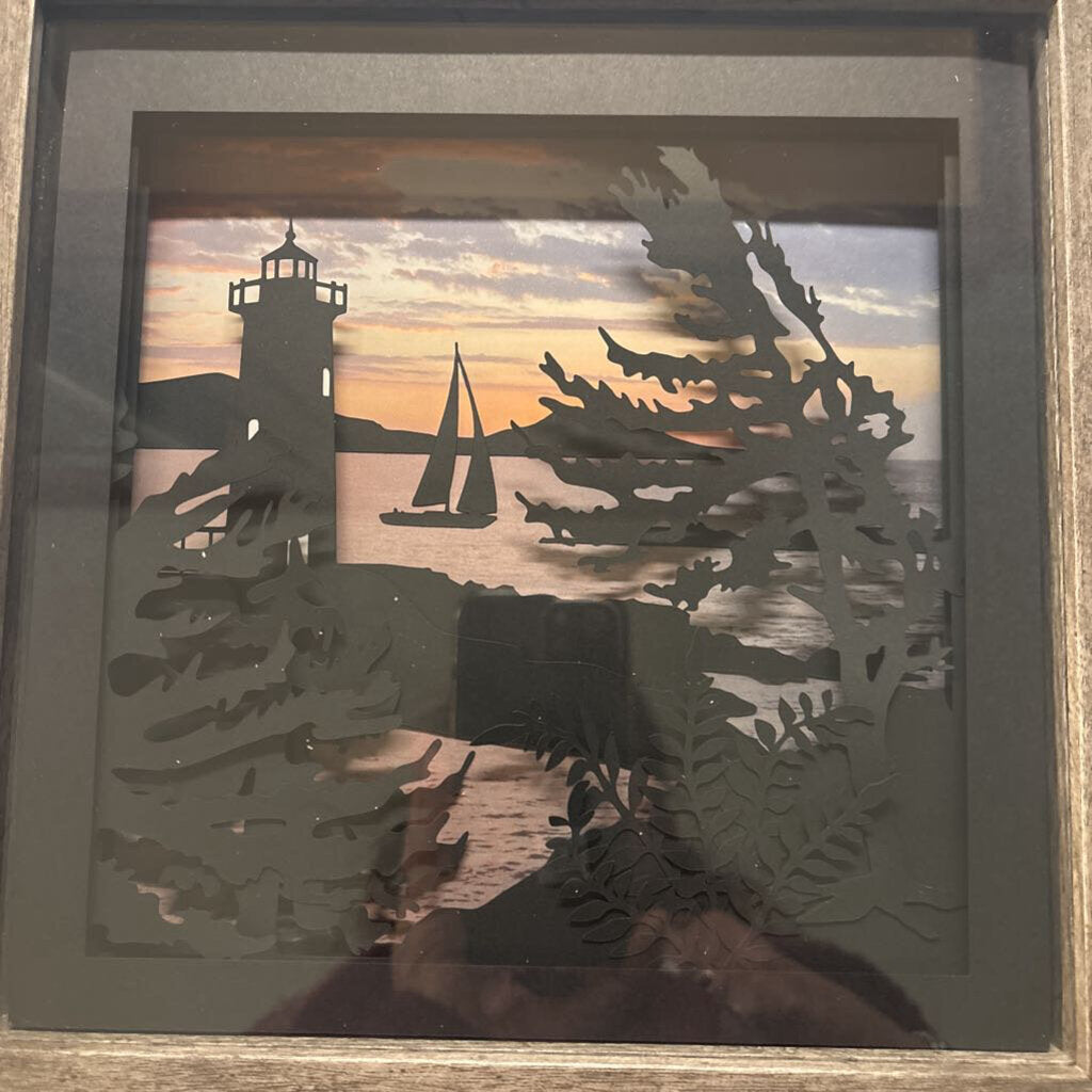 Lighthouse 3 Shadowbox