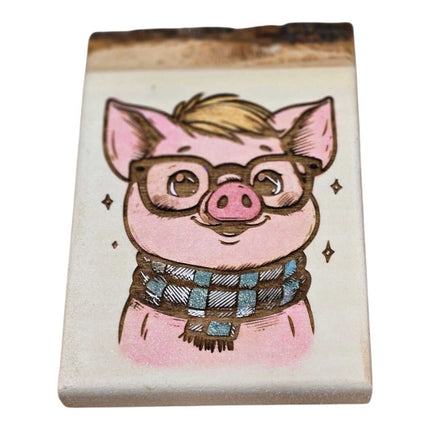 Mini Pig w/ glasses