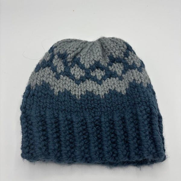Hat Aztec Blue and Grey