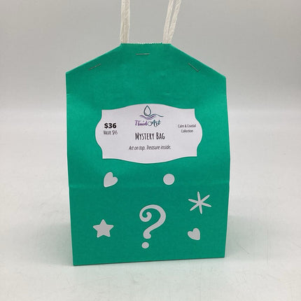 Mystery Bag - Art on top. Treasure inside