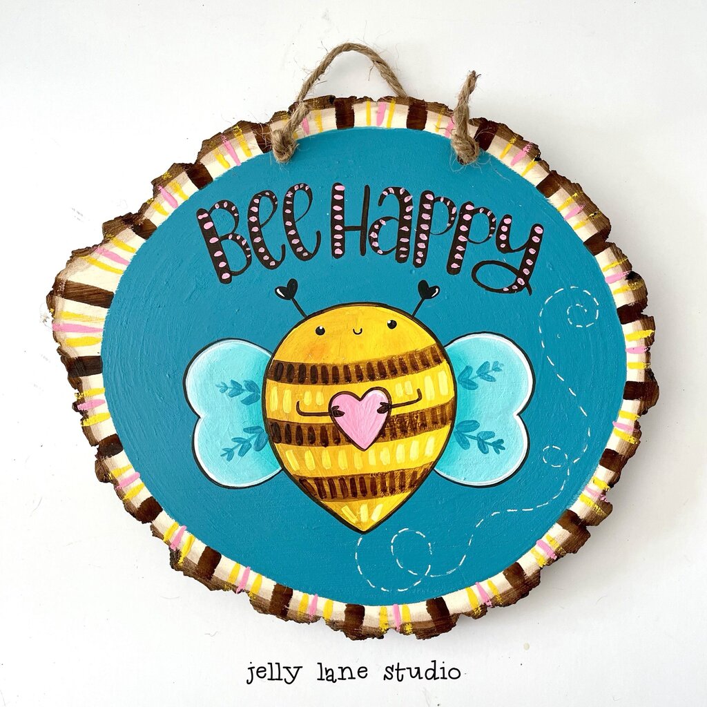 BEE HAPPY WOODSLICE