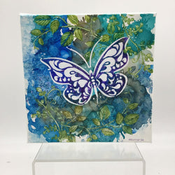 8x8 Butterfly on Canvas - view 1