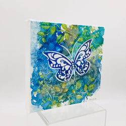 8x8 Butterfly on Canvas - view 2