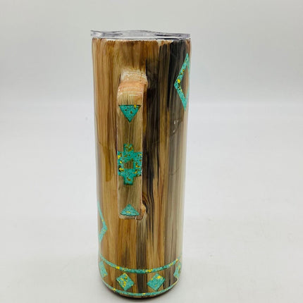 Aztec handled tumbler