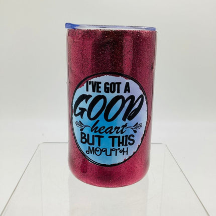 12oz good heart tumbler