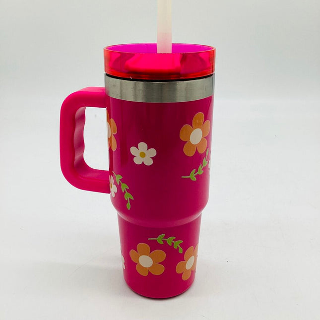 18oz flower power tumbler