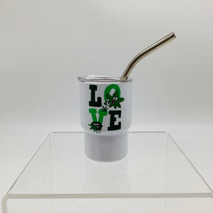 Mini tumbler love leaf