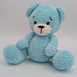 Crochet Teddy Bear light aqua - view 2