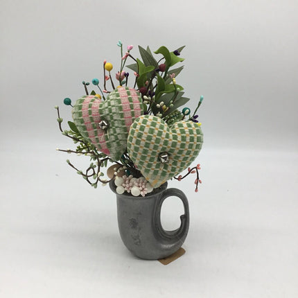 Easter Horn Cup with Hearts