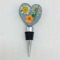 Floral Heart Wine Stopper