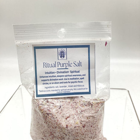 Ritual salt: purple