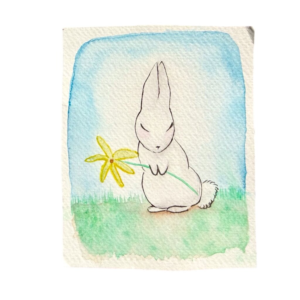 Sweet Bunny Watercolor