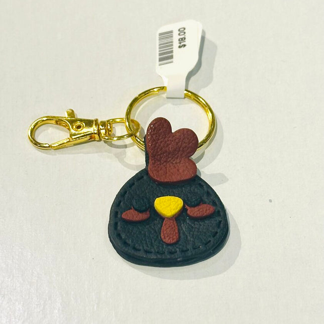 Black chicken Keychain