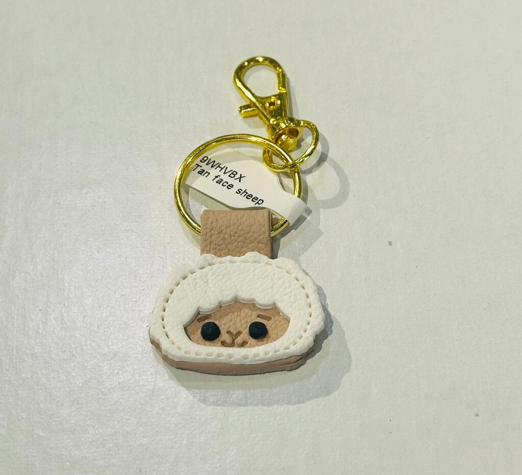 Tan face sheep Keychain