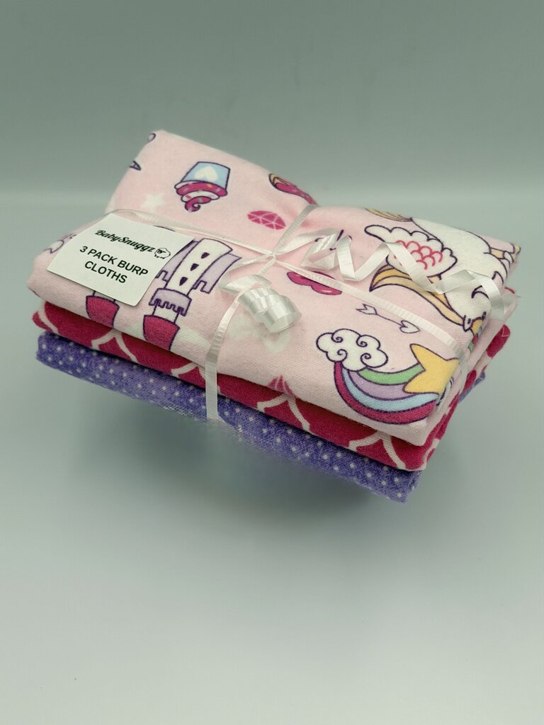 3 Pack Burp Cloths