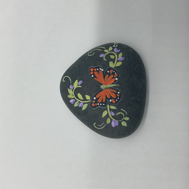 Rock sm. natural w/Monarch