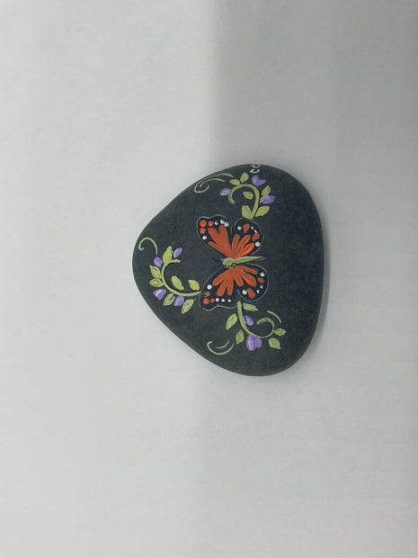 Rock sm. natural w/Monarch