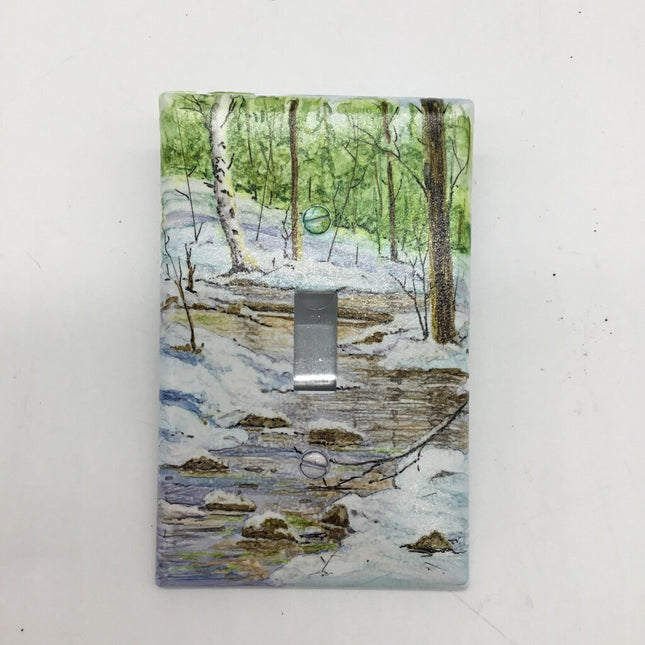 Single Light Switch- WinterPond