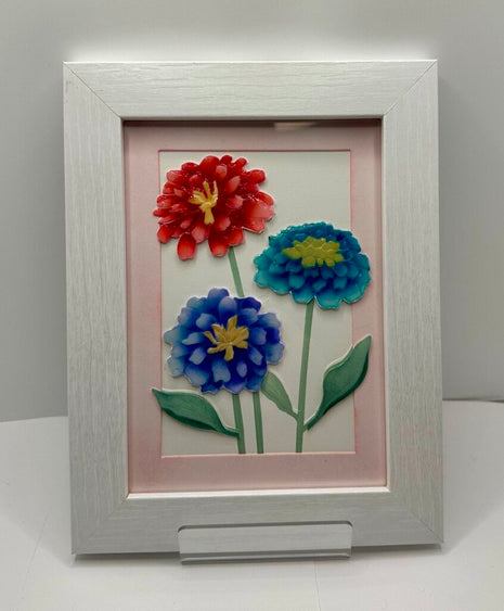 Framed Flowers 5x7 Decor