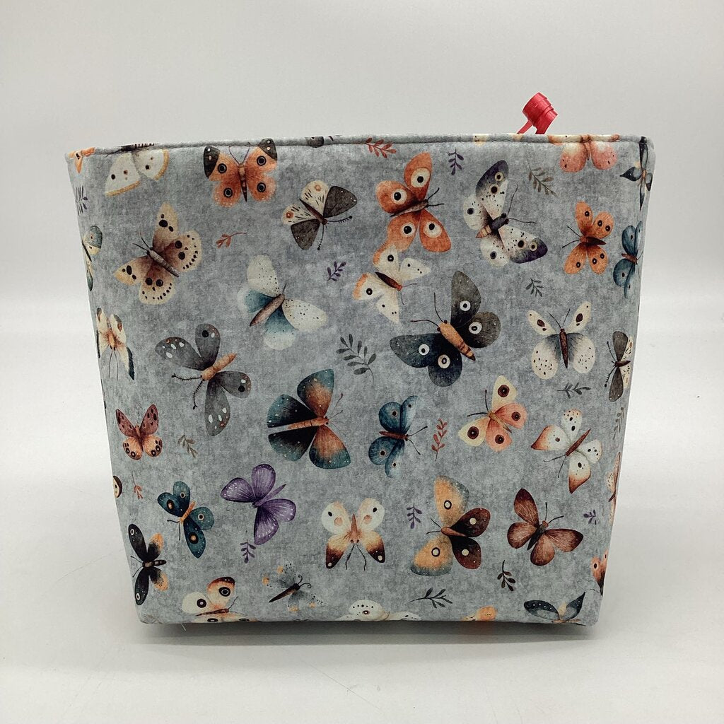 Car utility bag grey butterfly