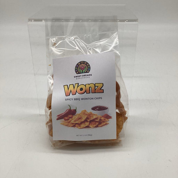 Spicy BBQ Wonton Chips