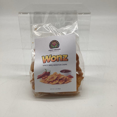 Spicy BBQ Wonton Chips