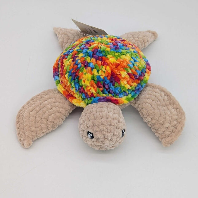 Crochet Rainbow Turtle