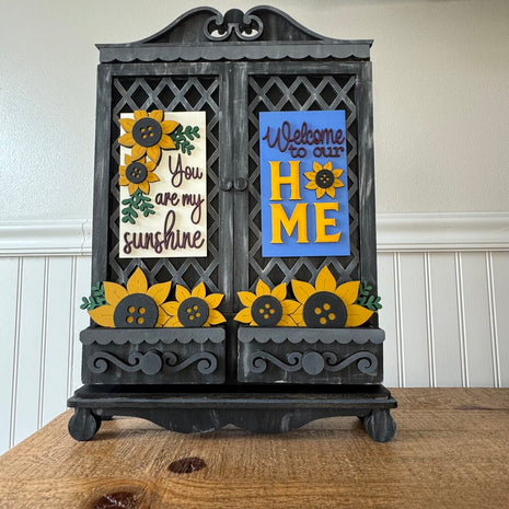 Welcome To Our Home/Sunshine/Sunflower Cabinet Insert Set