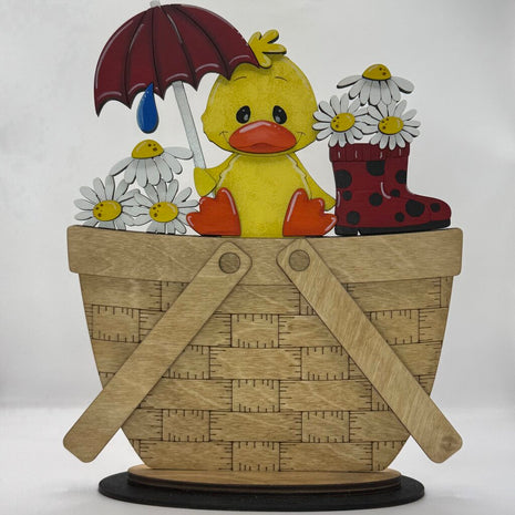 Spring Duck Insert and Interchangeable Basket