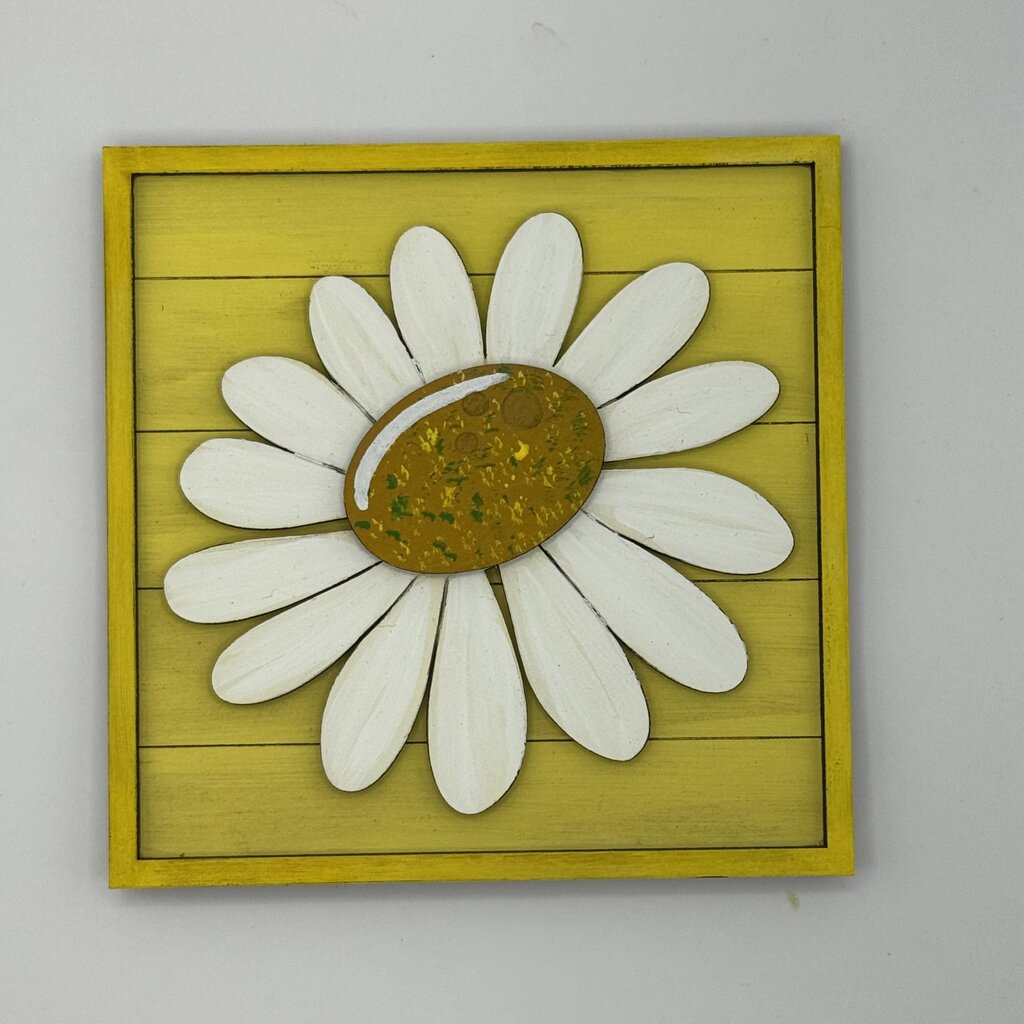 Framed Daisy Interchangeable Frame Insert