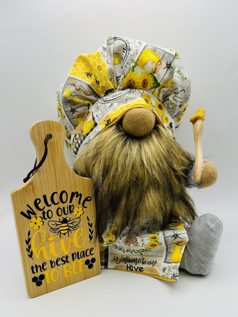 Welcome To Our Bee Hive kitchen gnome