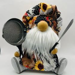 Medium Rooster frying Pan And spatula Kitchen Gnome - view 1