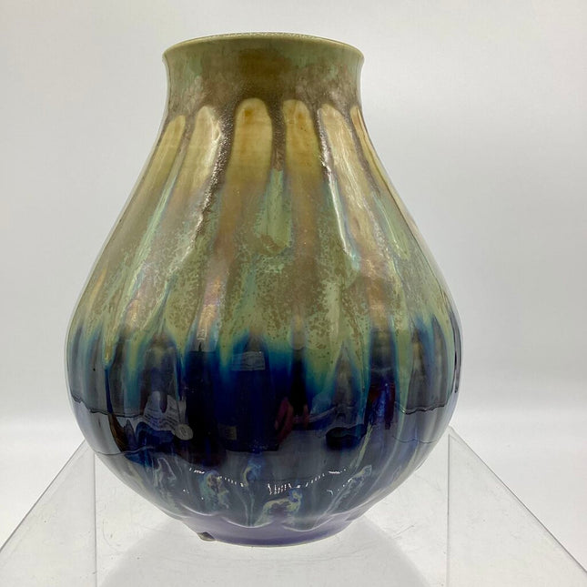 Vase- Copper Jade/Cobalt