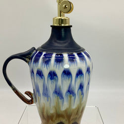 Oil Cruet- Navy/copper flux - view 1