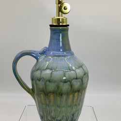 Oil Cruet- Arctic Blue/Tormaline - view 1