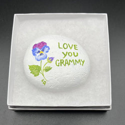 Rock sm wh "Love you Grammy" - view 1