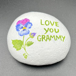 Rock sm wh "Love you Grammy" - view 2