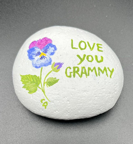 Rock sm wh "Love you Grammy"