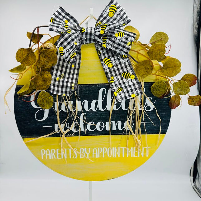 Welcome Sign Grandkids Welcome Parents By Appointment