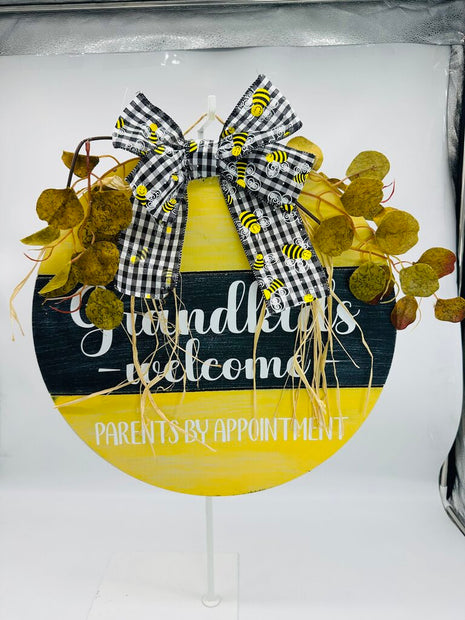 Welcome Sign Grandkids Welcome Parents By Appointment