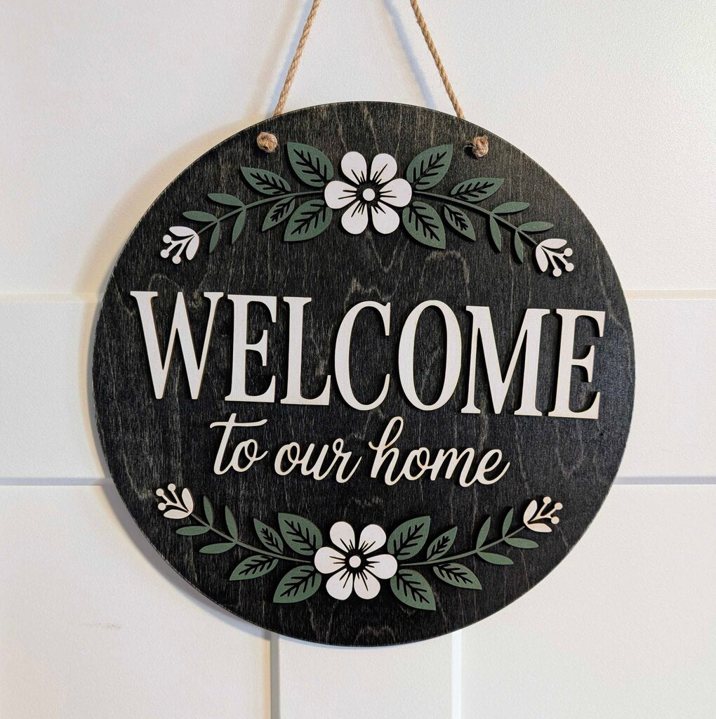 HD - Door Sign - Welcome to our home