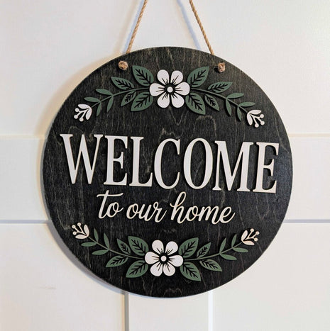 HD - Door Sign - Welcome to our home
