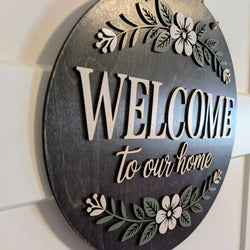HD - Door Sign - Welcome to our home - view 2