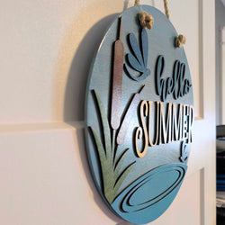 HD - Door Sign - Hello Summer - view 2