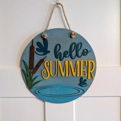 HD - Door Sign - Hello Summer - view 1