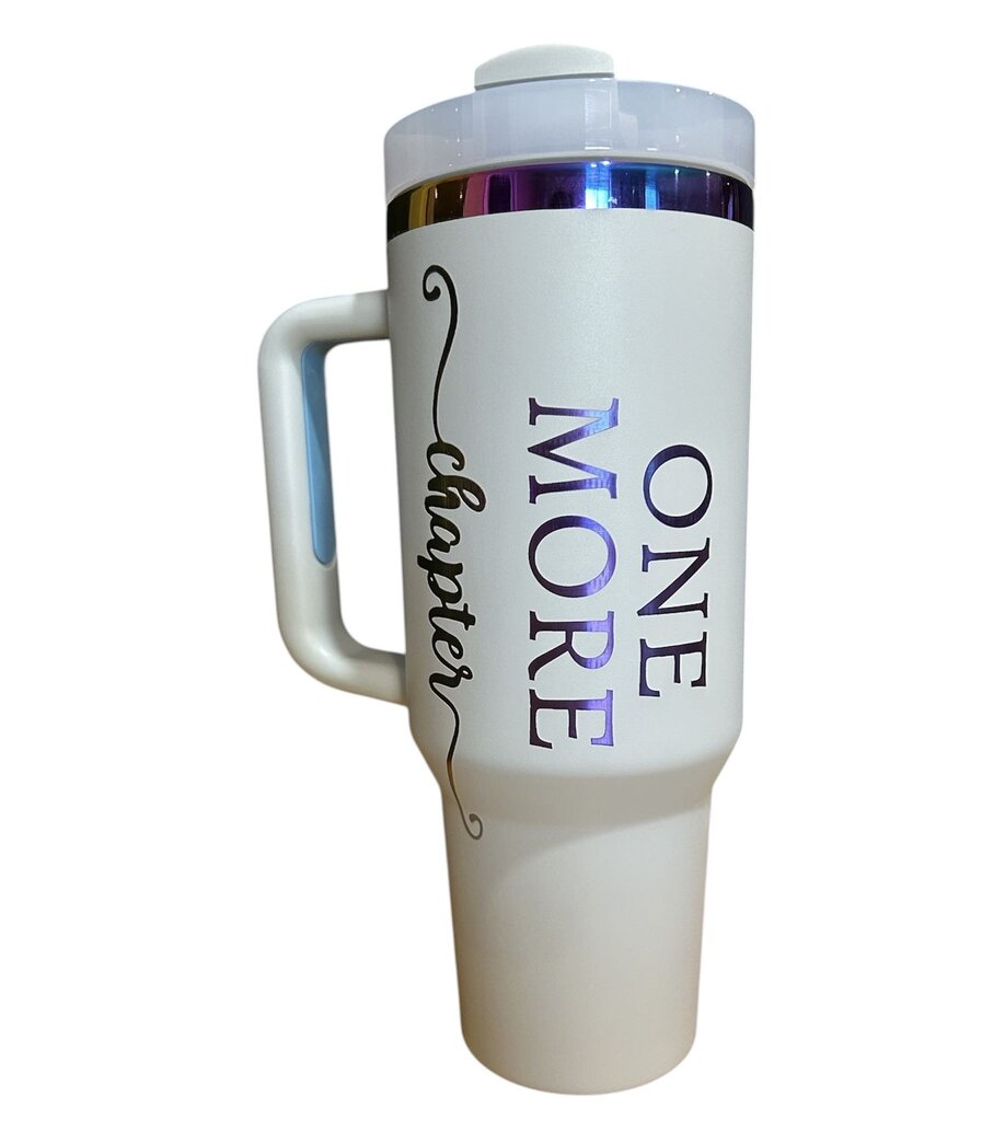 40 oz Tumbler One More Chapter Gray