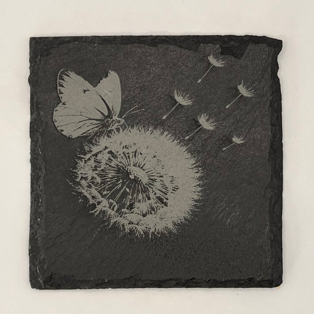 Coaster - Butterfly Blowing Dandelion