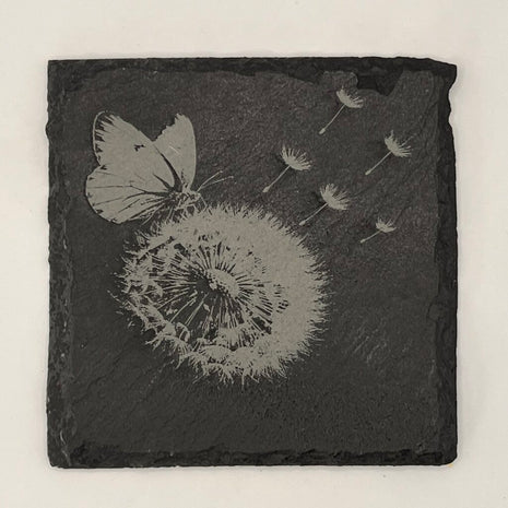 Coaster - Butterfly Blowing Dandelion